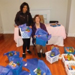 New Hope Dance Company prepares food donation baskets