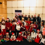 Toy distribution at Ronald Reagan Building