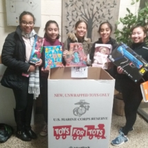 The Dance Company Volunteered for Toys for Tots